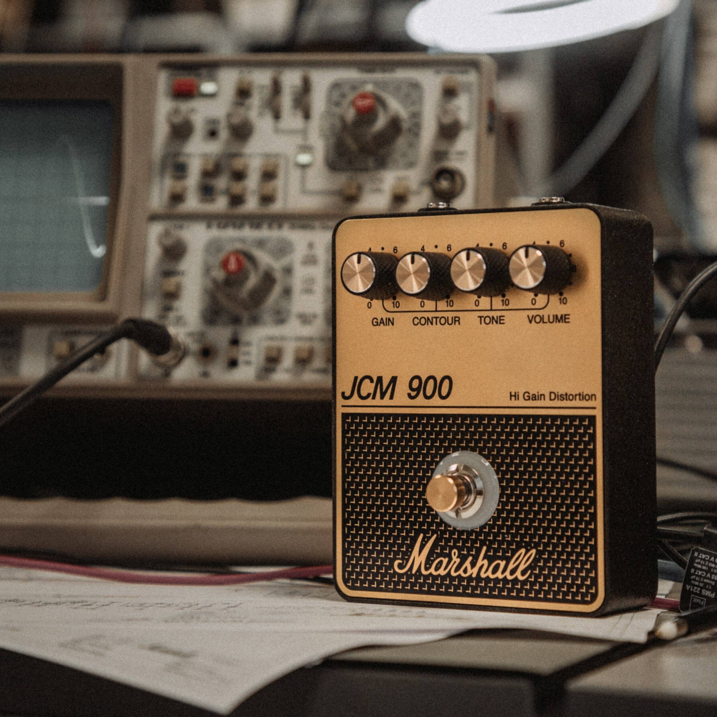 Marshall JCM900 Overdrive/Distortion Pedal Black/Gold 1008156
