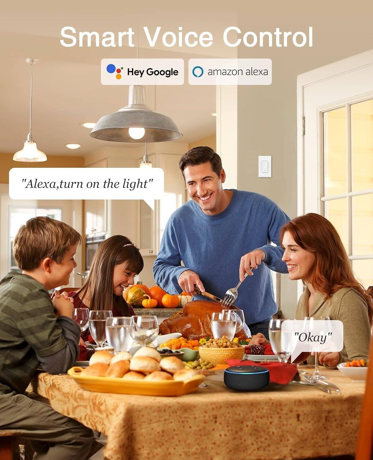 Smart Voice Control

Hey Google amazon alexa

"Alexa, turn on the light"

"Okay"