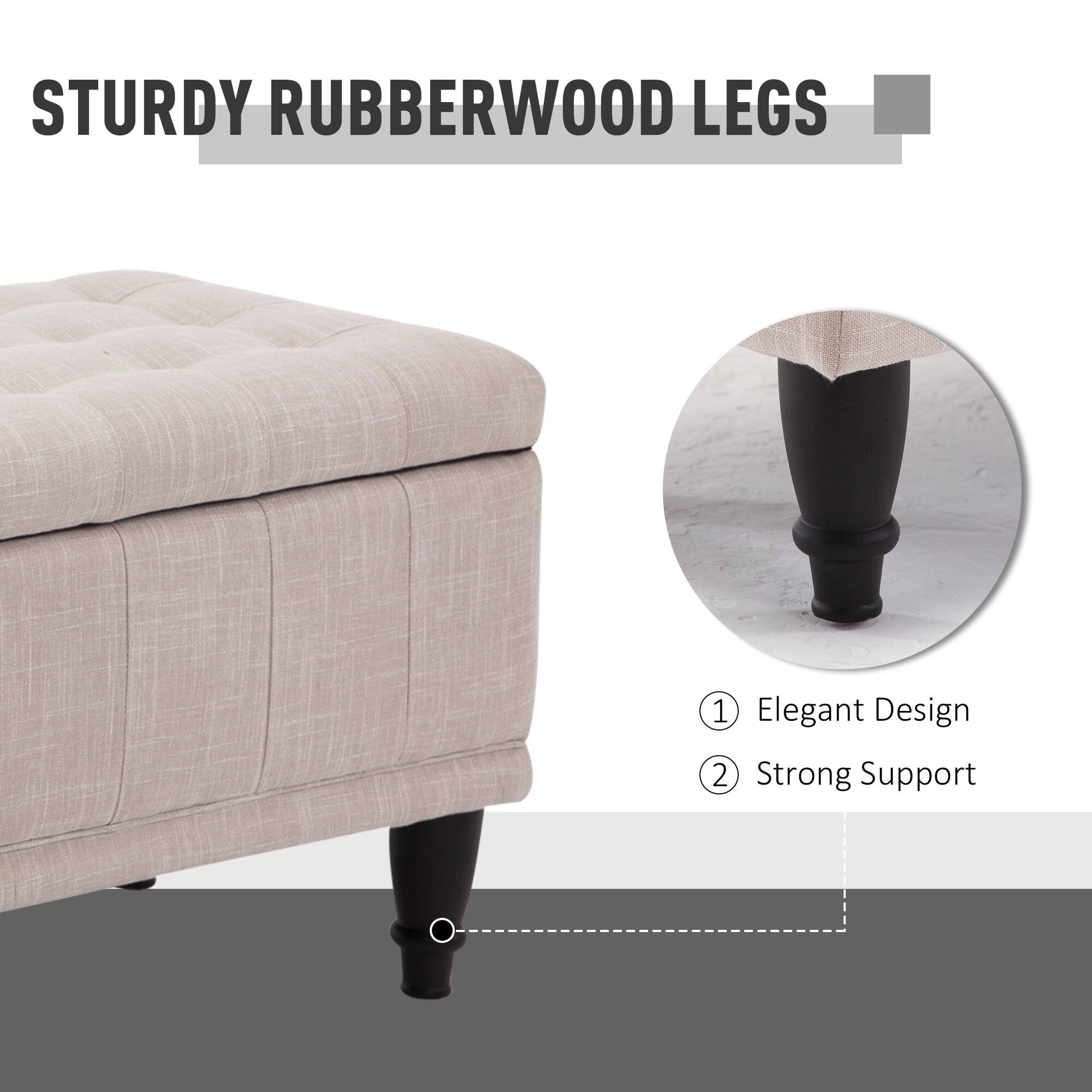 STURDY RUBBERWOOD LEGS

1. Elegant Design
2. Strong Support
