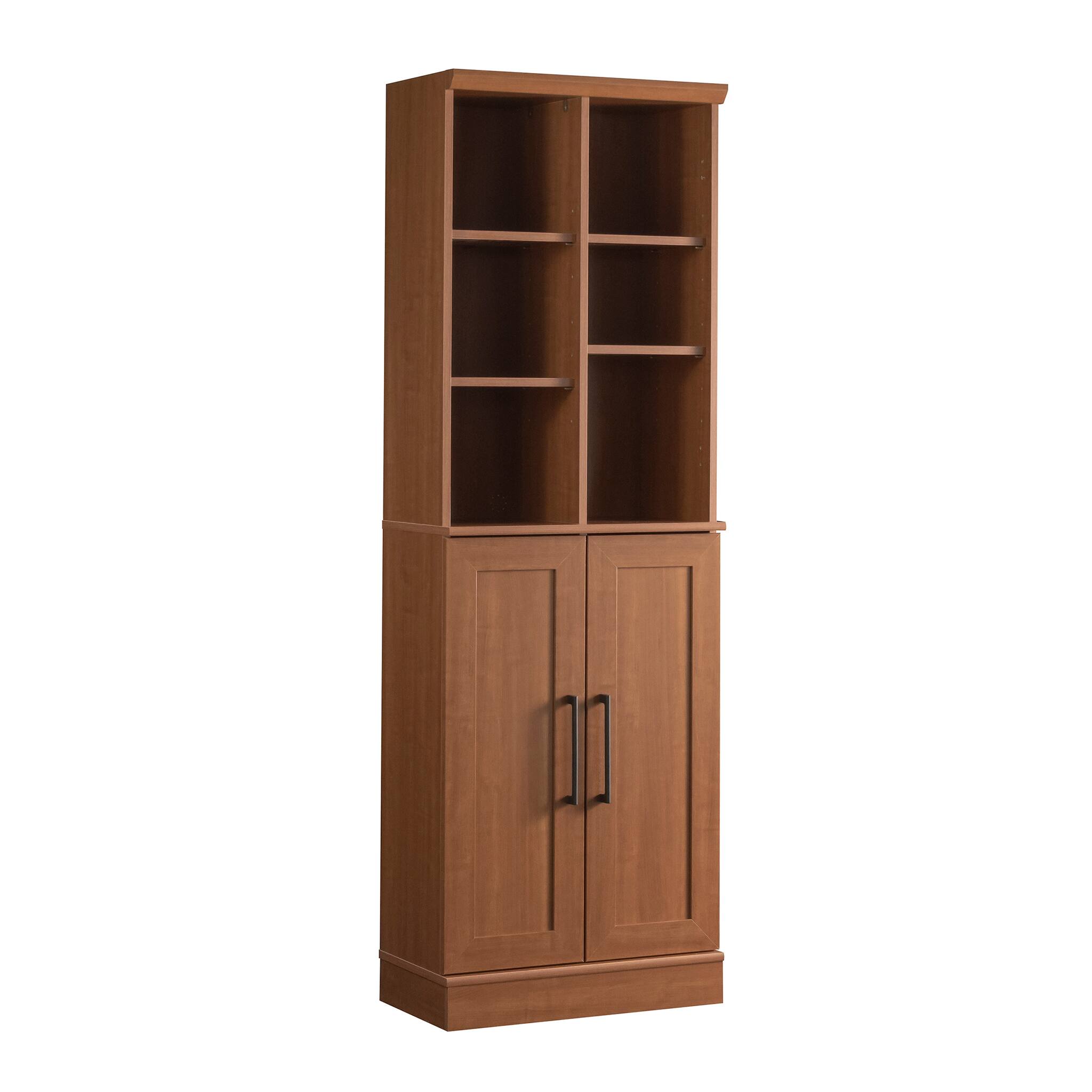 Front. TinyHomie - Storage Cabinet Brown finish.