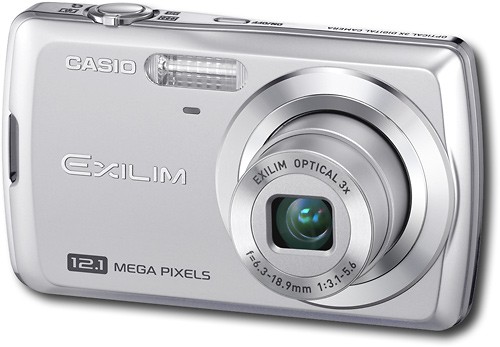 Minimaal mesh Bevestigen aan Best Buy: Casio EXILIM 12.1-Megapixel Digital Camera Silver EX-Z35 Silver