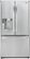 Front Standard. LG - 27.6 Cu. Ft. French Door Refrigerator with Thru-the-Door Ice and Water - Stainless-Steel.