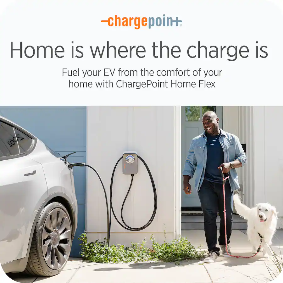 ChargePoint Home Flex Level 2 EV Charger NACS, Hardwired EV Fast Charge ...