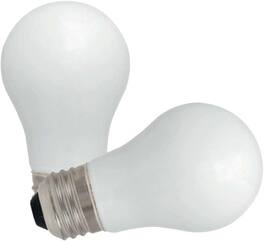 Sylvania - Natural A15 E26 (Medium) LED Bulb Soft White 60 Watt Equivalence 2 pk