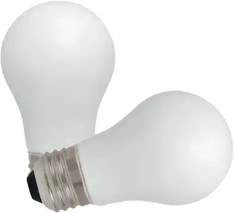 Front. Sylvania - Sylvania Natural A15 E26 (Medium) LED Bulb Soft White 60 Watt Equivalence 2 pk.