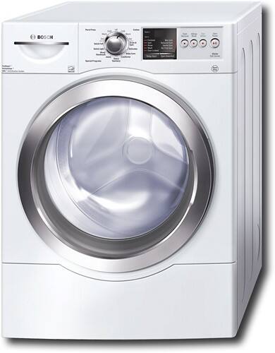 Front Standard. Bosch - Vision 3.3 Cu. Ft. 15-Cycle Washer - White.