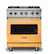 Front. Viking - 30-Inch Dual Fuel Freestanding Range - Daffodil.