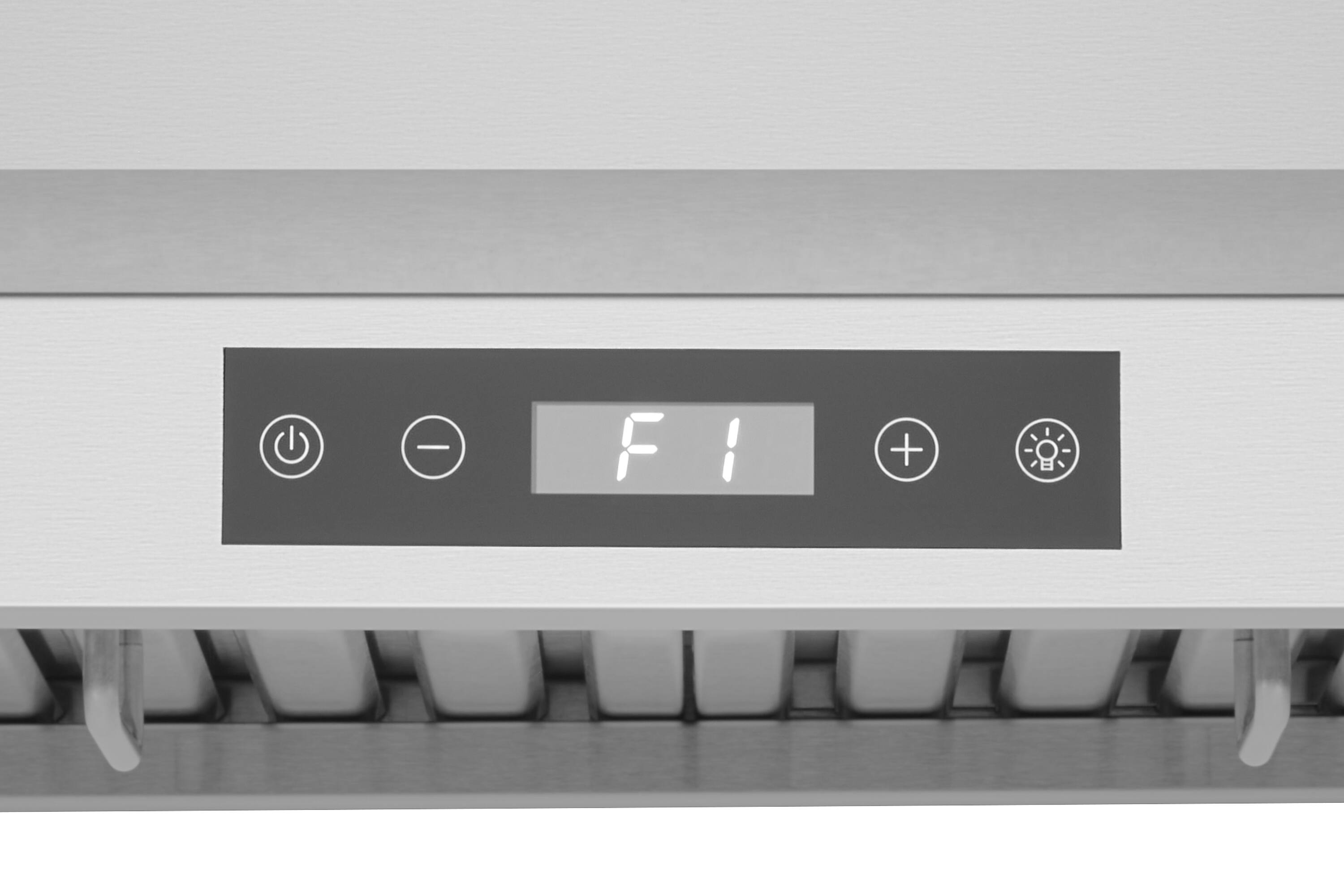 Alt View 7. Hauslane - Hauslane Contemporary 30” WM-540 Wall Mount Range Hood - Silver.