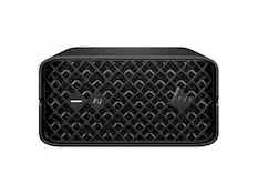 Front. HP - HP Z2 Mini G1a Workstation 1 x AMD Ryzen AI MAX PRO 390 32 GB 512 GB SSD Mini PC Black - Black.