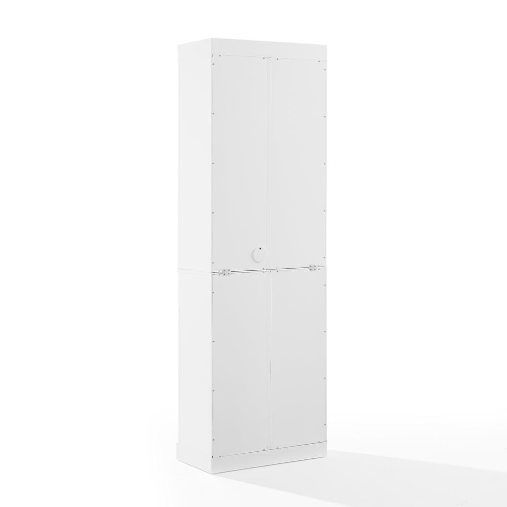Alt View 5. Crosley Furniture - Stanton 2-Piece Storage Bookcase Set - 2 Bookcases - White.