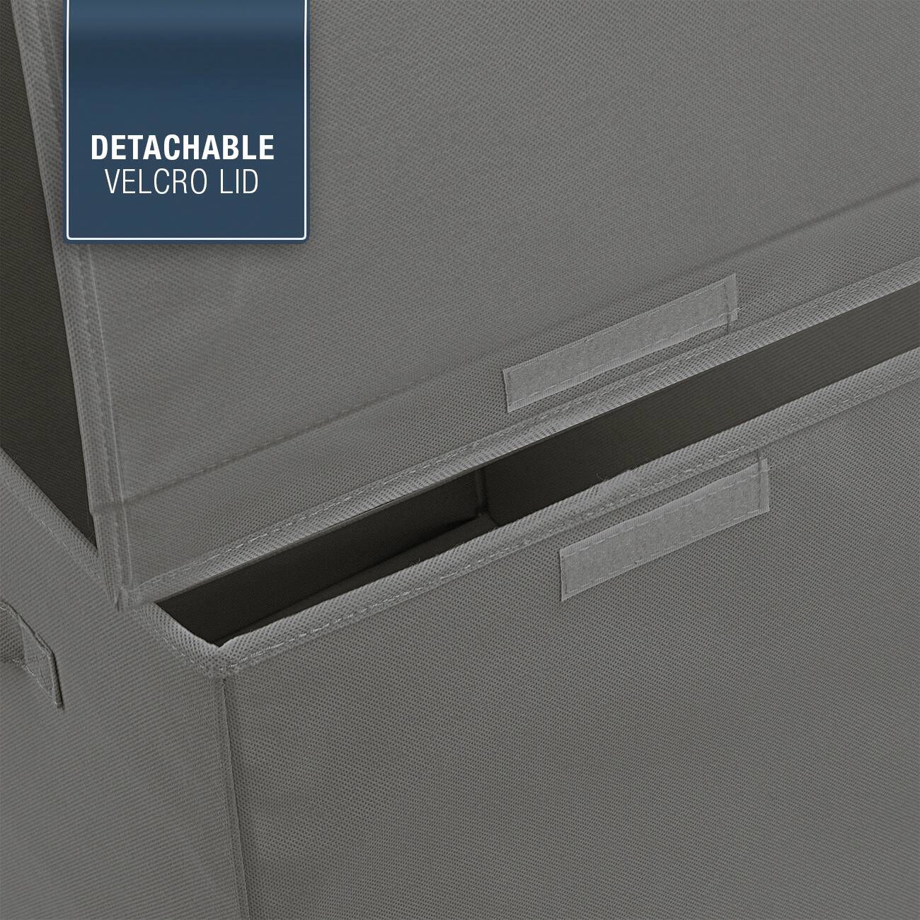 DETACHABLE VELCRO LID