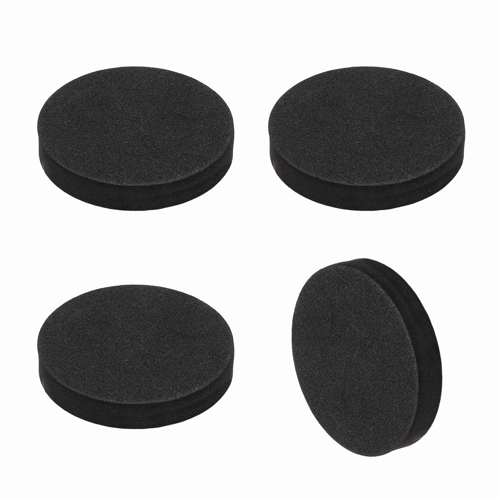 Unique Bargains - Single Sided Speaker Isolation Pads 45x8mm Round EVA Acoustic Foam Anti-Vibration Feet for Speaker Subwoofer, 4pcs - Black price history on PriceWatchPro
