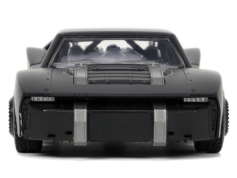 Alt View 3. Jada - Batmobile Black "The Batman" (2022) Movie "Hollywood Rides" Series 1/32 Diecast Model Car by Jada - Multicolor.