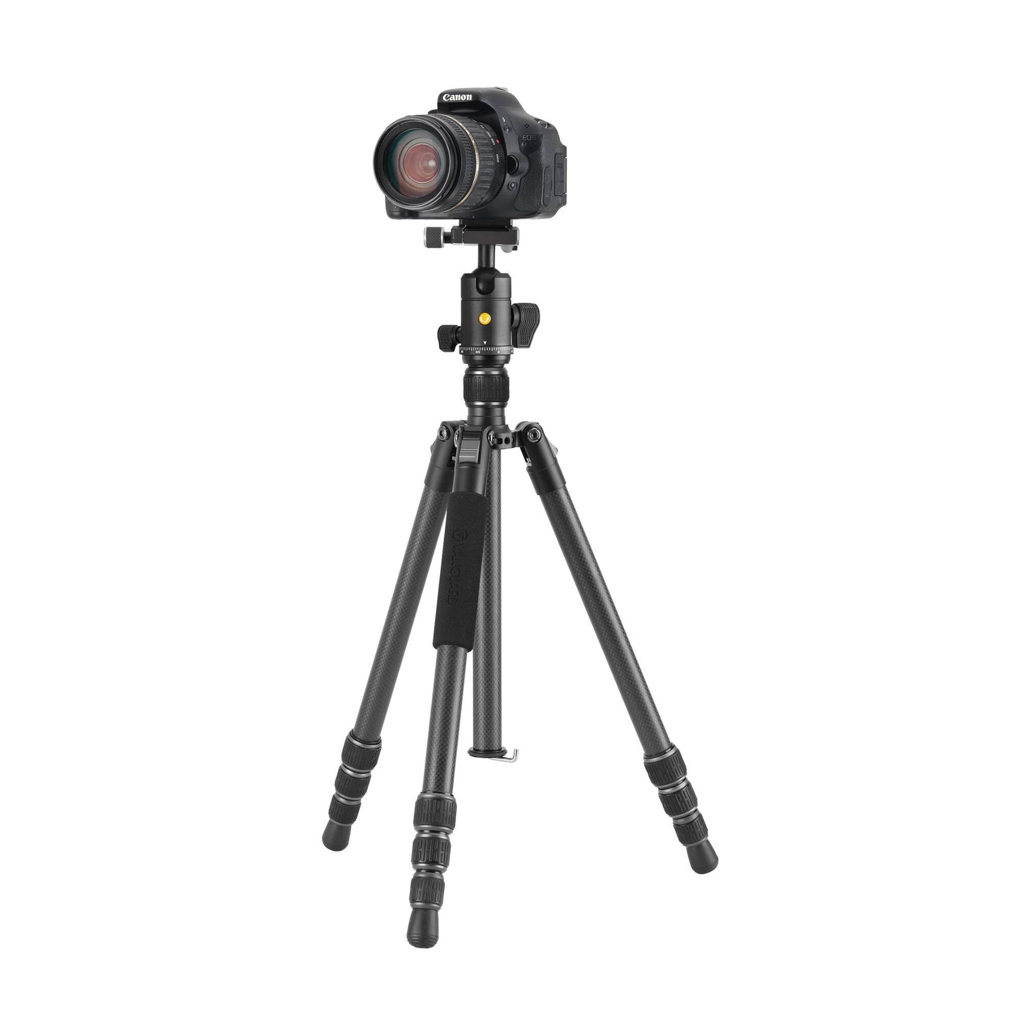 Left. Vanguard - Vanguard Vesta GO 264CB Ultra Lightweight Carbon Fiber Travel Tripod.