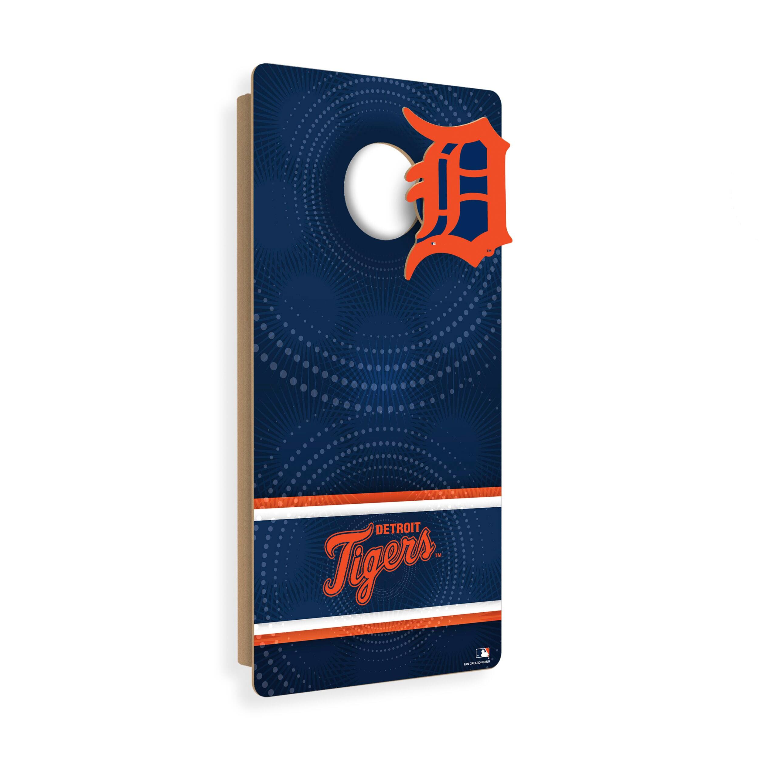 Detroit Tigers Wall Hanging Cornhole Board