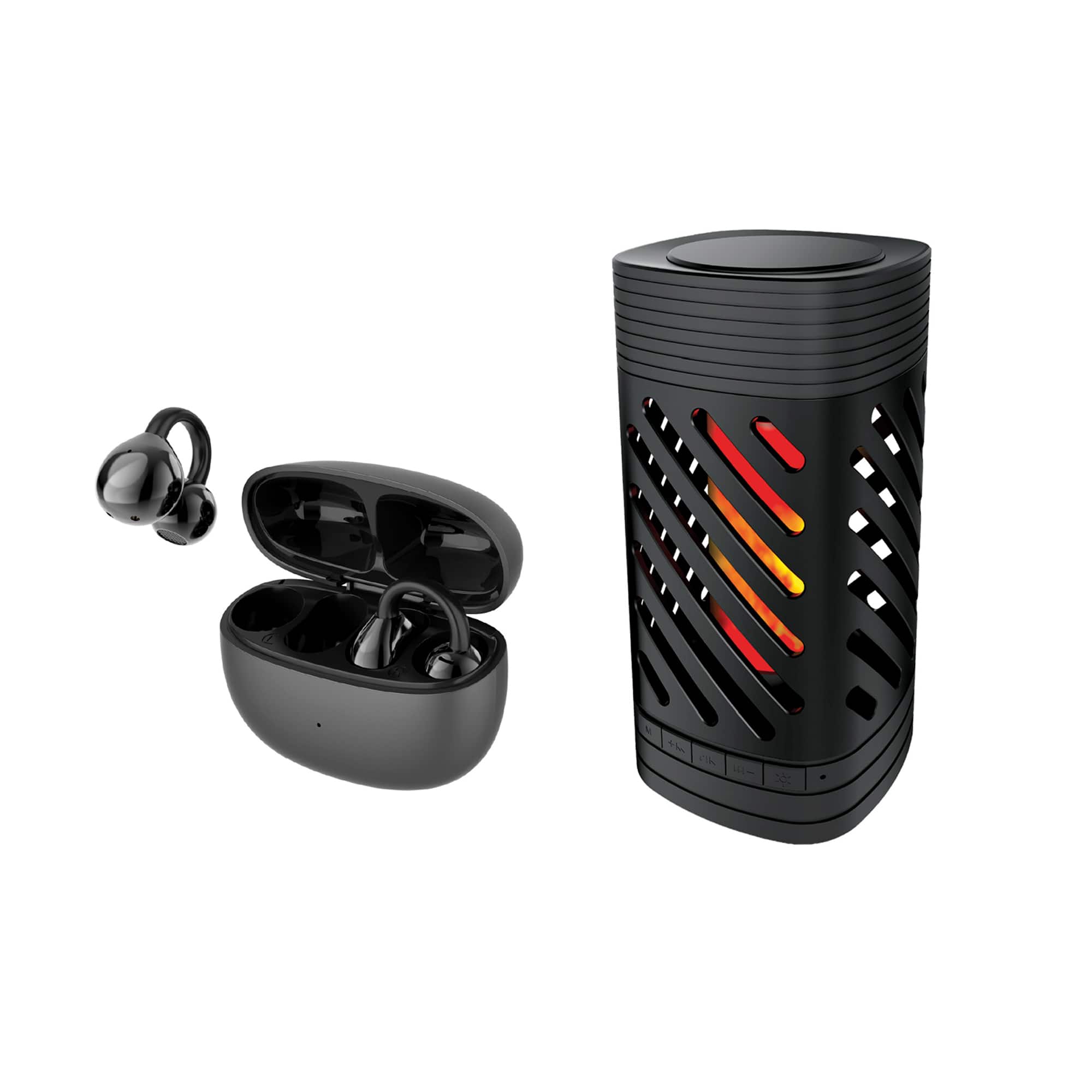Pursonic - 2-in-1 Ambient Flame Lantern Speaker & True Wireless Stereo Earbuds price history on PriceWatchPro