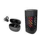 Front. Pursonic - 2-in-1 Ambient Flame Lantern Speaker & True Wireless Stereo Earbuds.