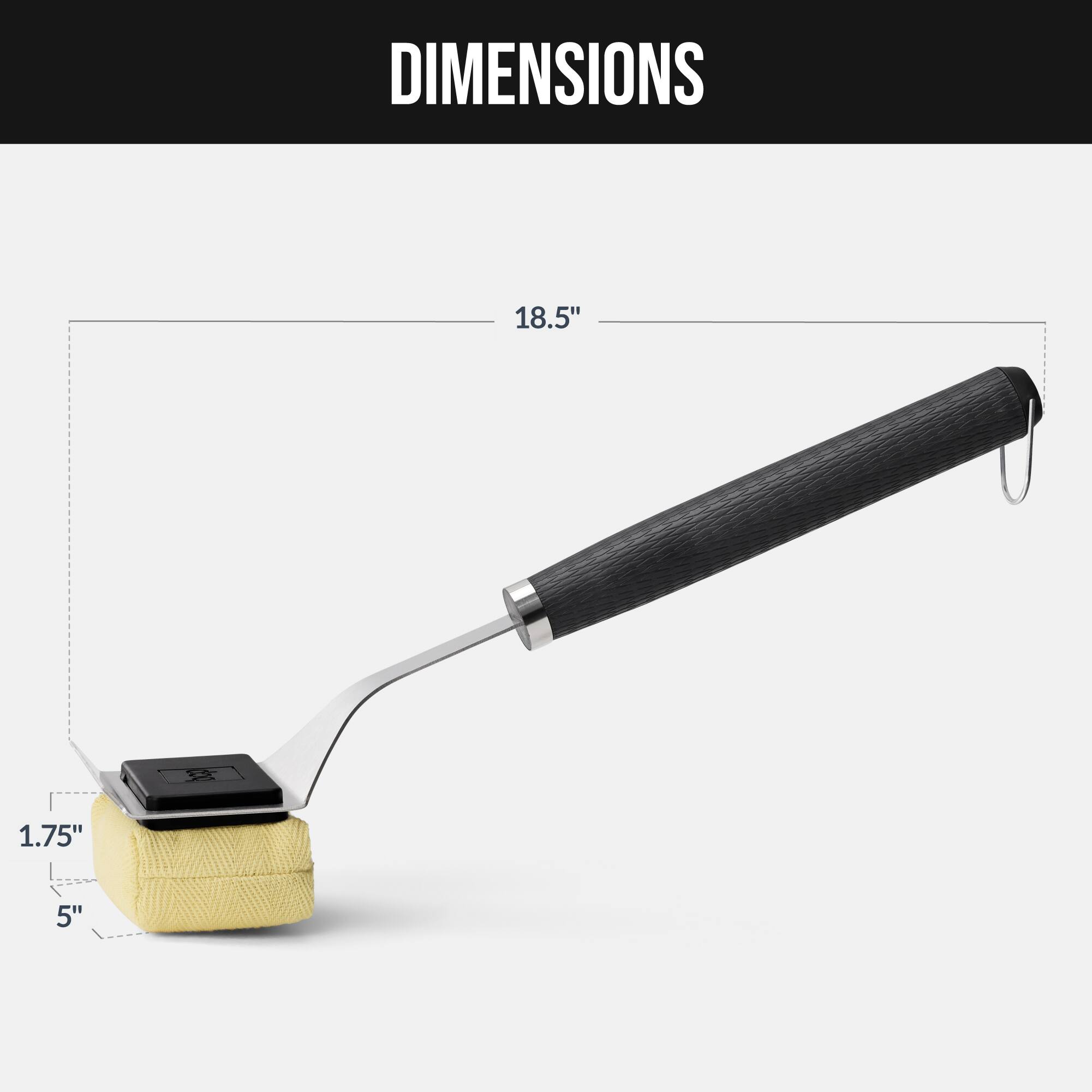 DIMENSIONS
18.5"
1.75"
5"