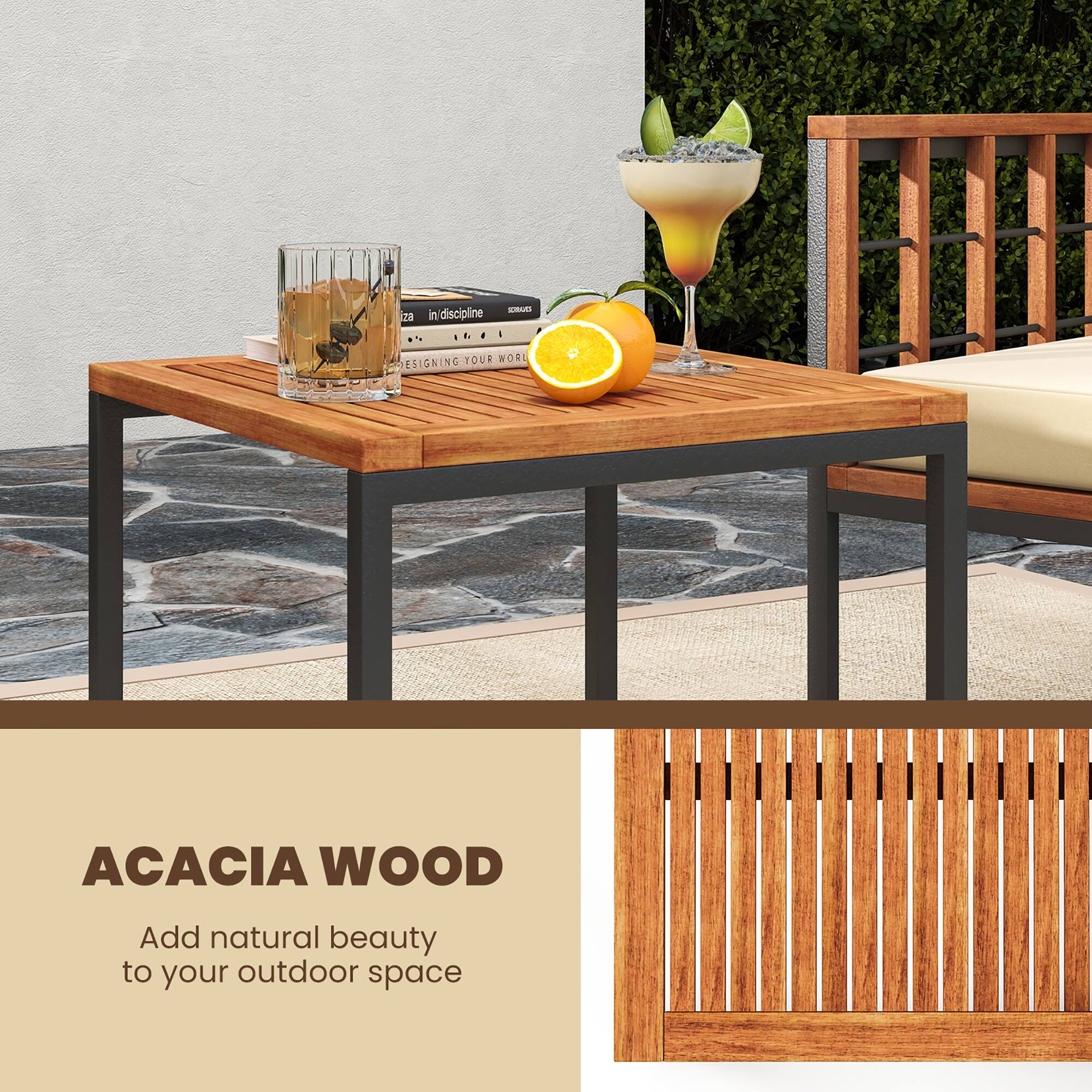 ACACIA WOOD

Add natural beauty to your outdoor space