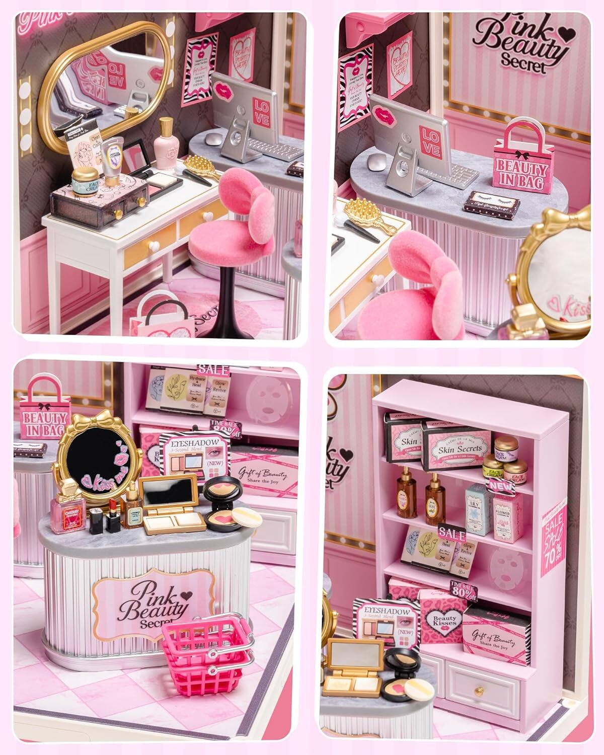 Pink Beauty Secret

LOVE

BEAUTY IN BAG

SALE

EYESHADOW

Skin Secrets

Gift of Beauty

Share the Joy

SALE 70%

SALE 80%