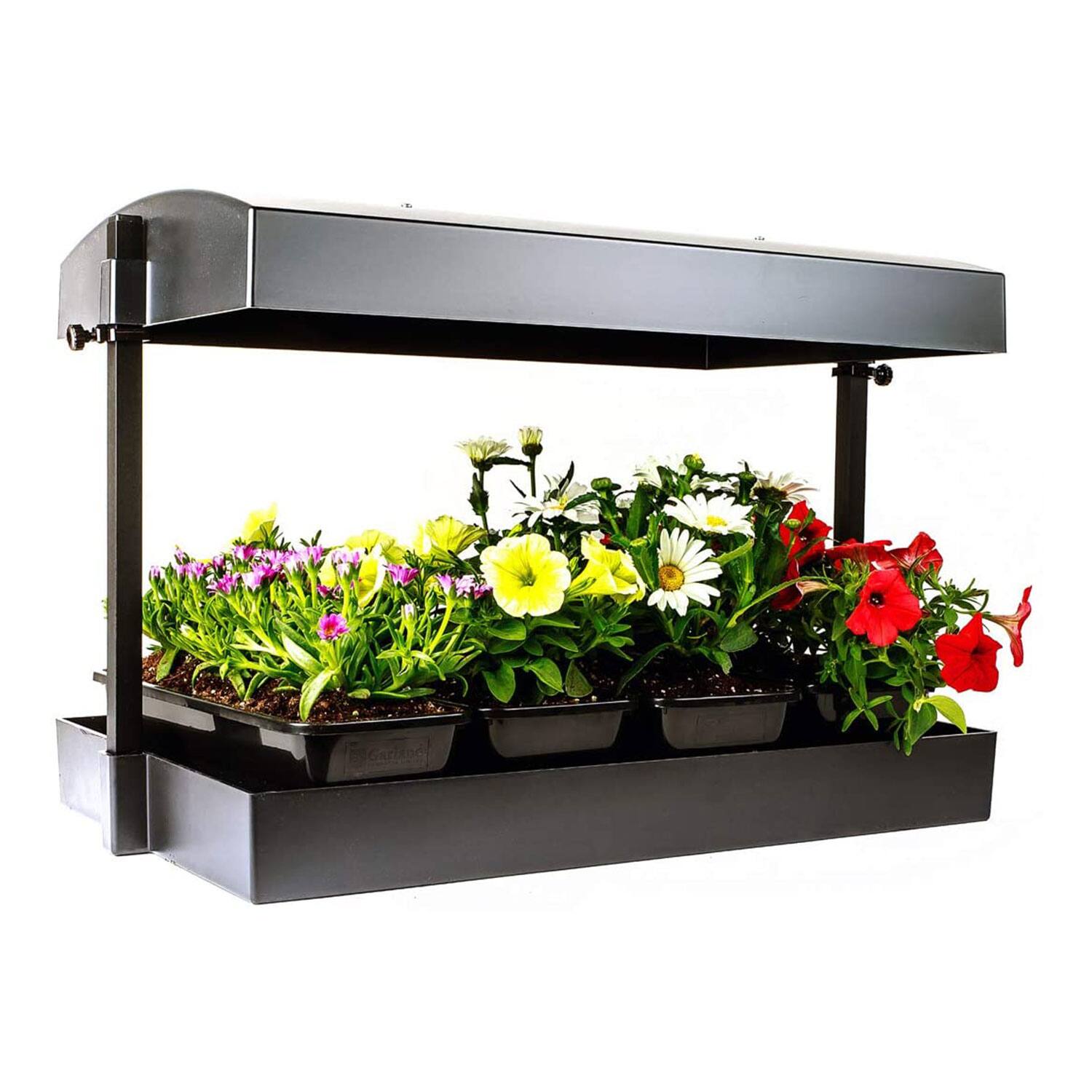 Alt View 4. SunBlaster - SunBlaster SL1600220 T5HO Grow Light Garden with 2 Strip Lights & T5 Reflectors - Black.
