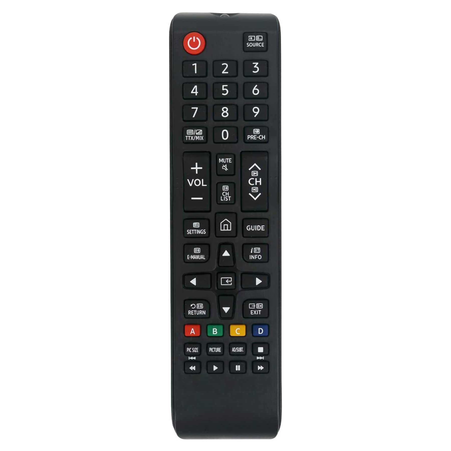 ALLIMITY - BN59-01303A Replacement Remote, Fit for Samsung TV BN59-01268C BN59-01268D BN59-01326A BN59-01315G UE40NU7122 UE43NU7090 - Black