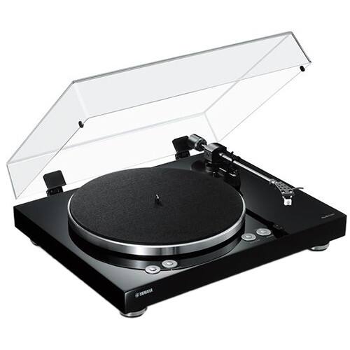 Alt View 2. Yamaha - Yamaha MusicCast VINYL 500 Wireless Two-Speed Stereo Turntable Black Bundle.