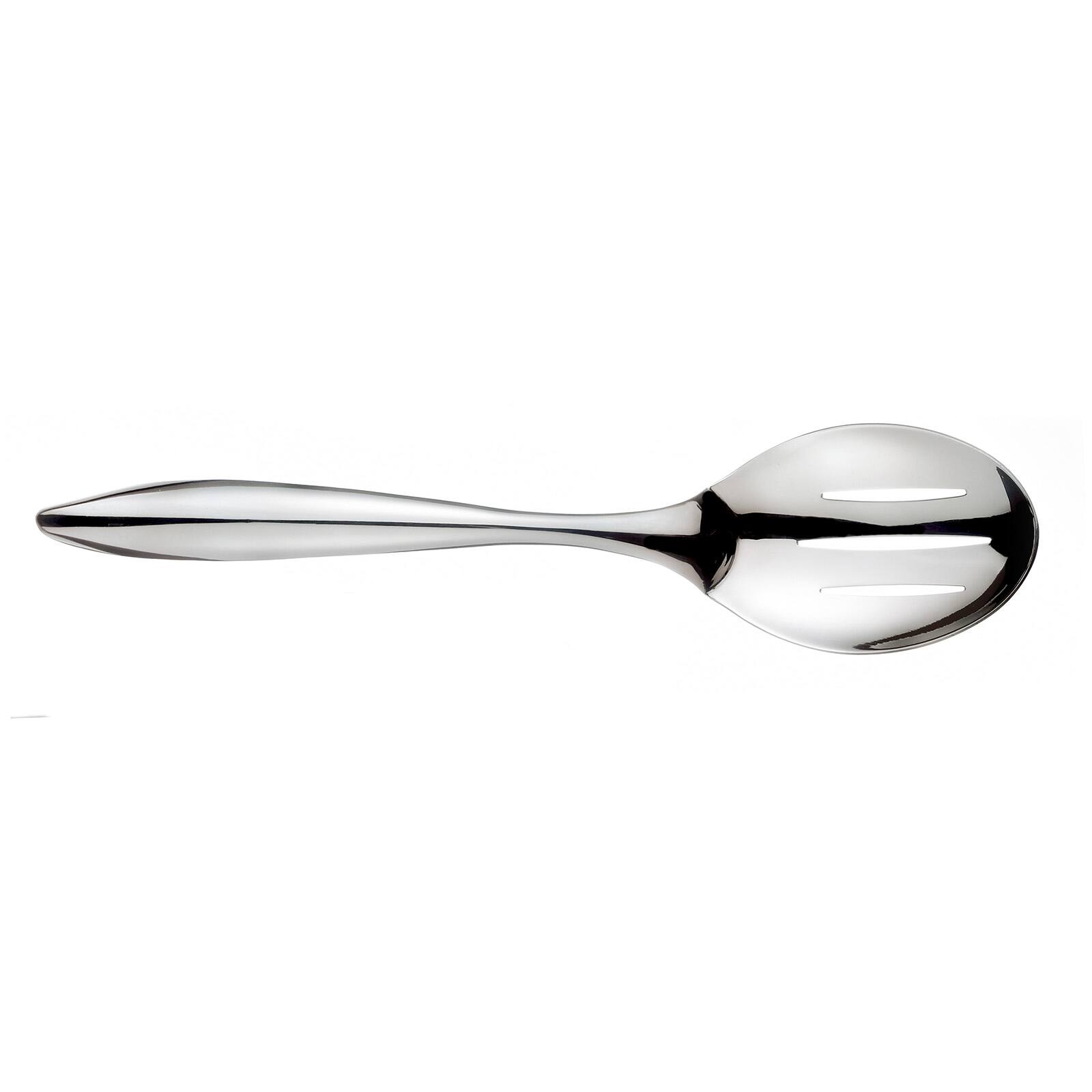 Alt View 1. Cuisipro - Stainless Steel Mini Tempo Slotted Serving Spoon - Silver.