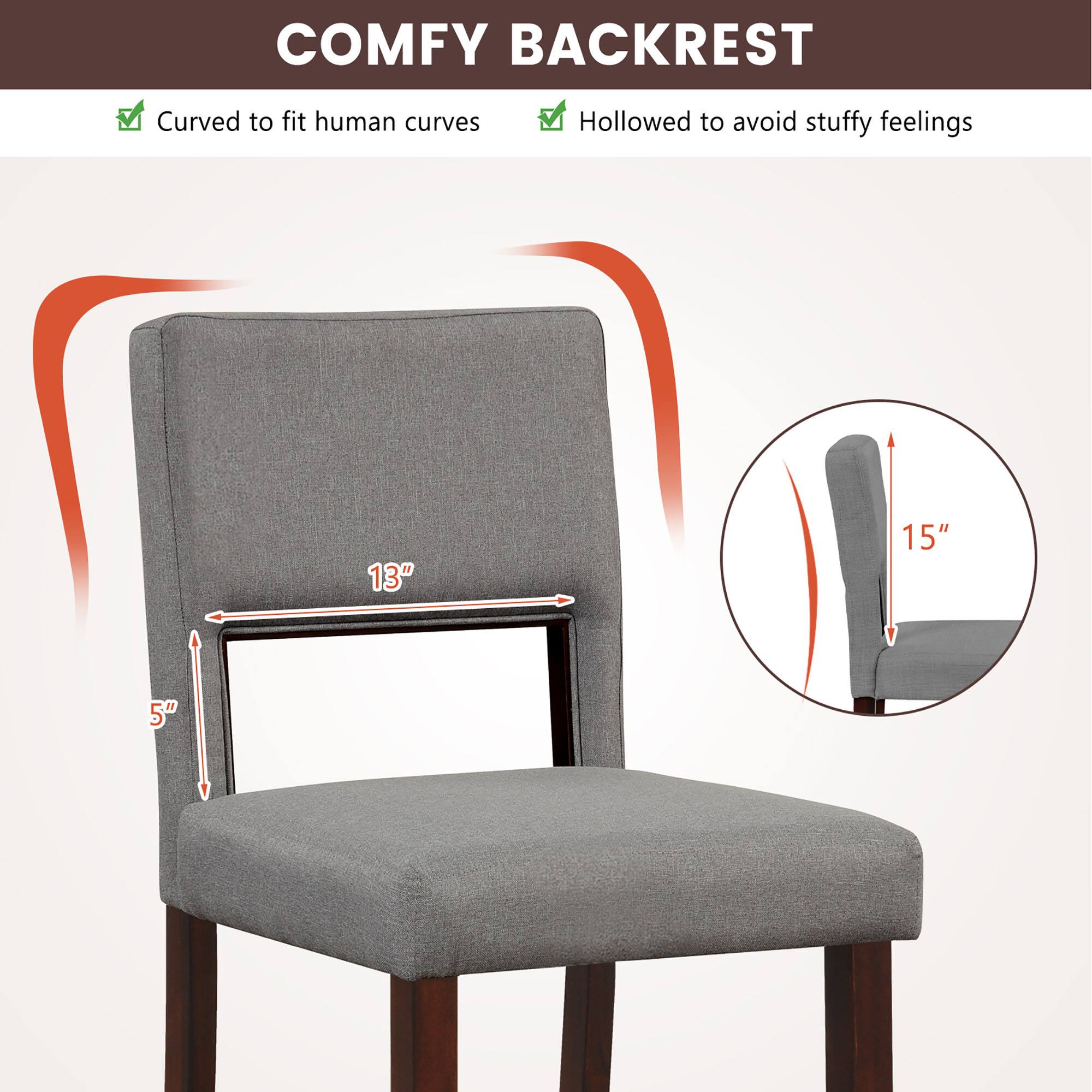 COMFY BACKREST
Curved to fit human curves
Hollowed to avoid stuffy feelings
13"
15"
5"