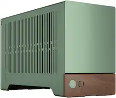 Front. Fractal Design - Terra Jade Mini-ITX Small Form Factor PC Case with PCIe 4.0 Riser - Jade.