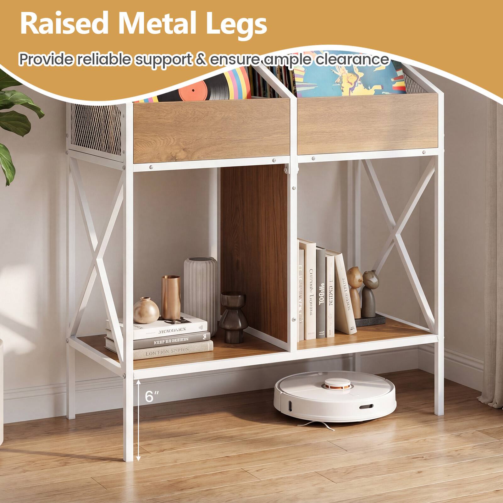 Raised Metal Legs Provide reliable support & ensure ample clearance

MONODALEN KEEP 50 OKESEIN LONTION SNPHIS

8

Compiuts HOTBEX

TOG:Ho

Chaum

SOVELTYEIRE

6"