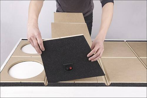 Flat pack best sale subwoofer enclosure