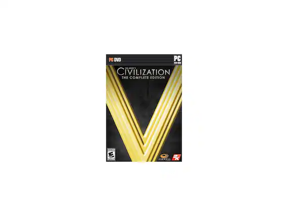 PC DVD
PC DVD-ROM
SID MEIER'S CIVILIZATION THE COMPLETE EDITION
PS E
FIRAXIS
2K - E10+ (Everyone 10+)
