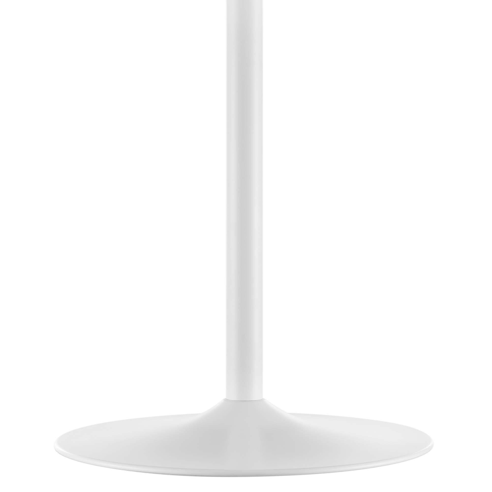 Alt View 3. Modway - Amuse 40" Dining Table by Modway - White White.