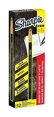 Sharpie - Peel-Off China Marker, Dozen - Black