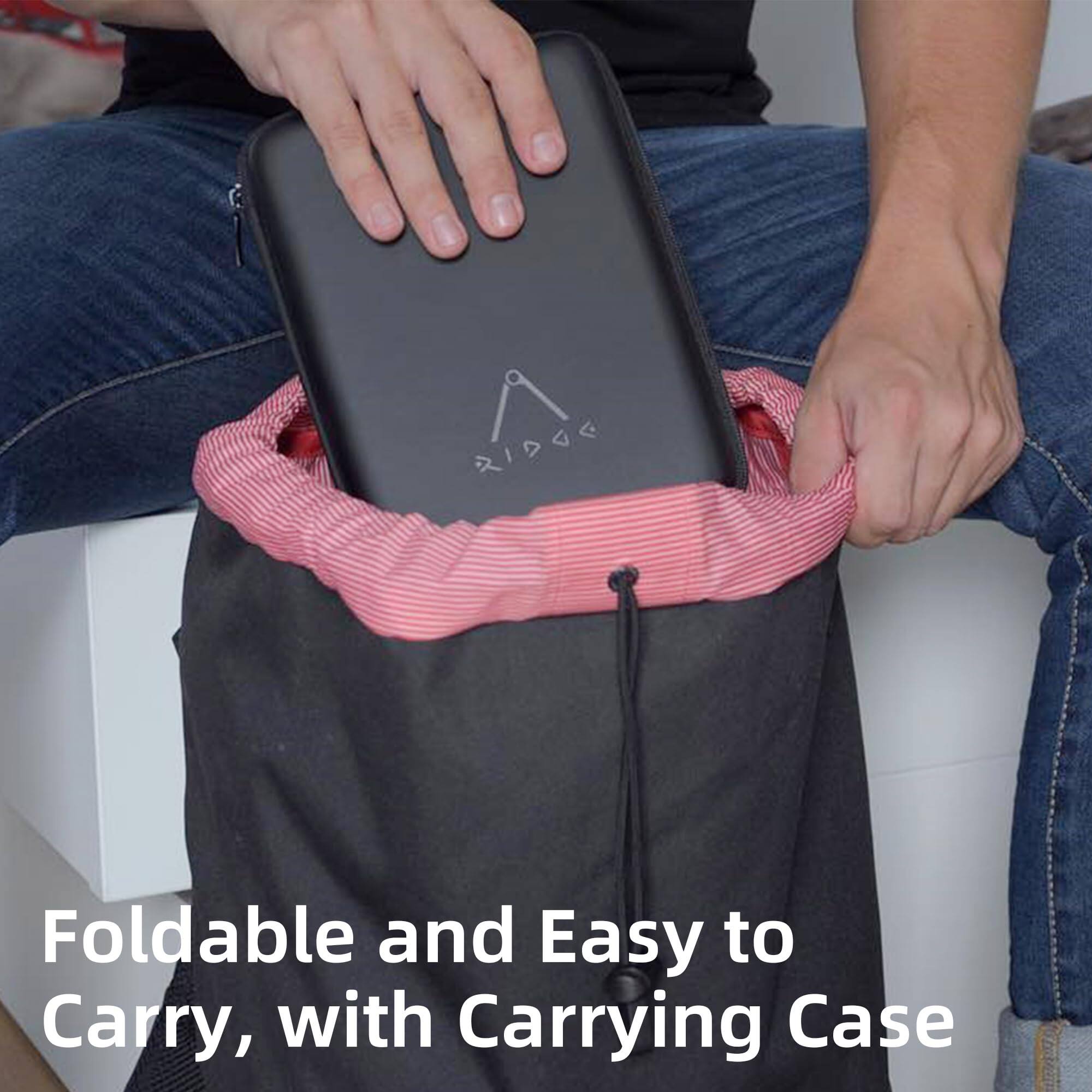 Foldable and Easy to Carry, with Carrying Case