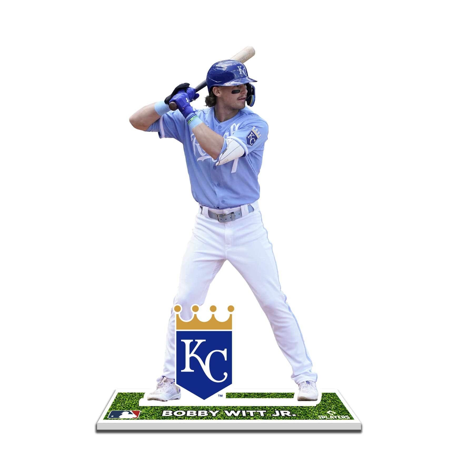 UPI Marketing - Bobby Witt Jr. Kansas City Royals 12'' Player Standee Desktop Display - Multicolor