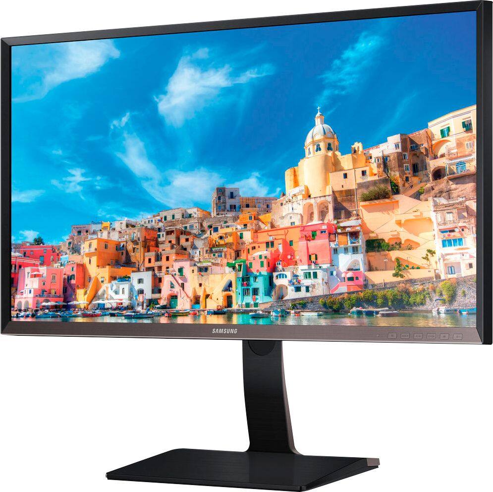 Angle View: Samsung - 32" SD850 Series WQHD LED Monitor (HDMI)