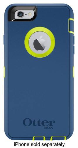 Front. Otterbox - Defender Series Case for Apple® iPhone® 6 - Electric Indigo.