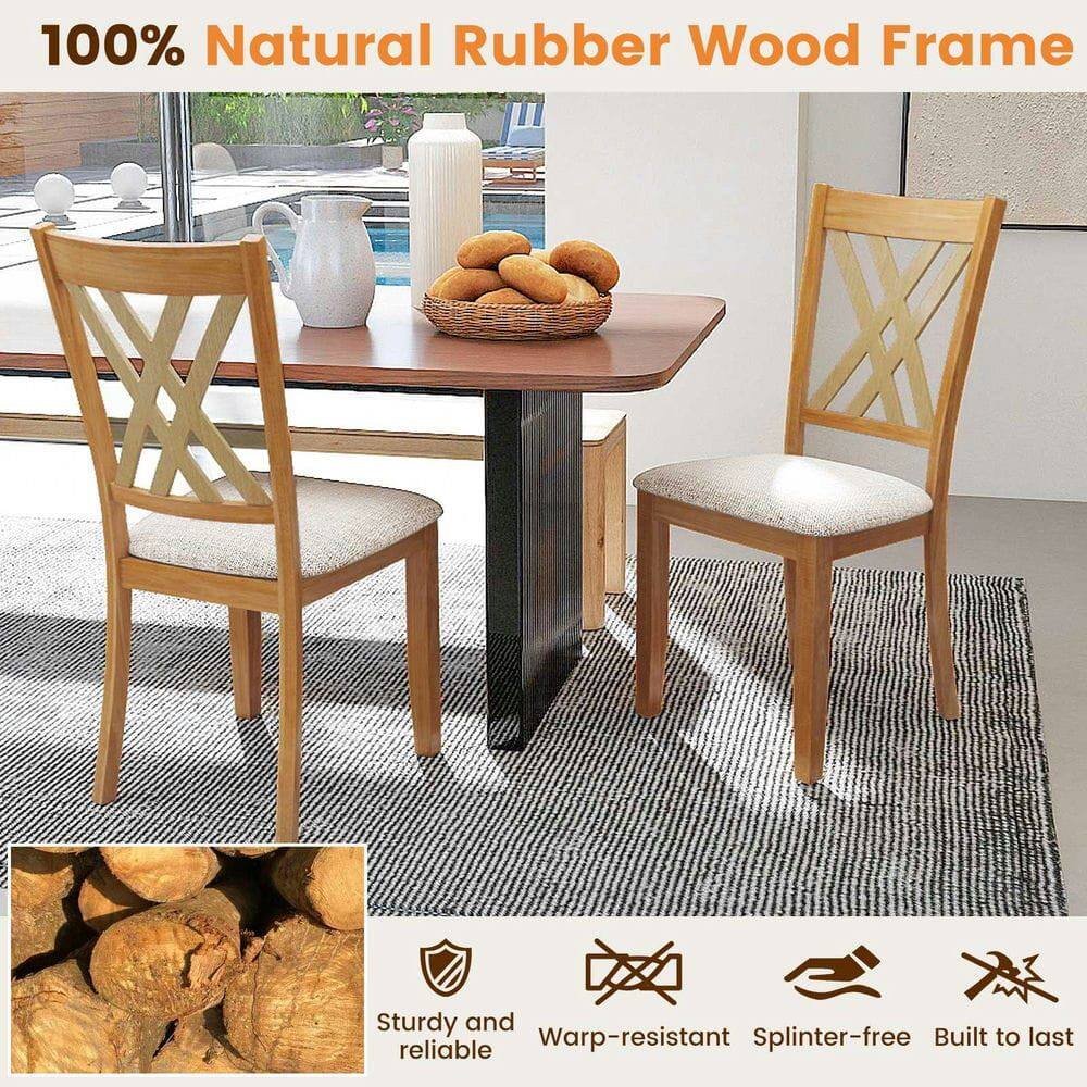 100% Natural Rubber Wood Frame

Sturdy and reliable

Warp-resistant

Splinter-free

Built to last
