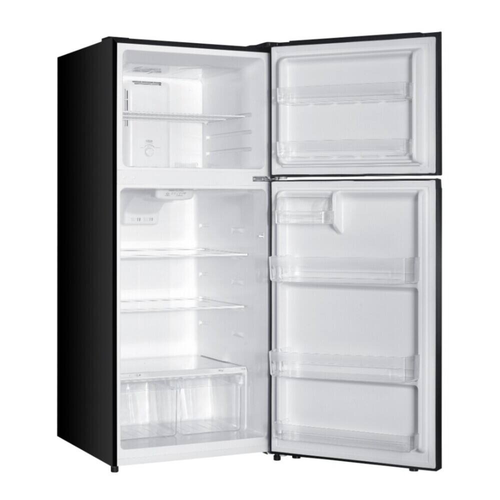 Alt View 7. Verona - Verona 28 inch Top Freezer Refrigerator with 17.6 cu. ft. Total Capacity in Black - Black.