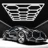 Adewalk - Hexagon Garage Lights, 672W 14 Grids LED Garage Lights - Easy Install 6500K Honeycomb Light for Workshop Warehouse - Clear