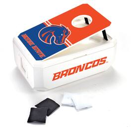 Indigo Falls - Boise State Broncos 40-Can Cornhole Cooler - White