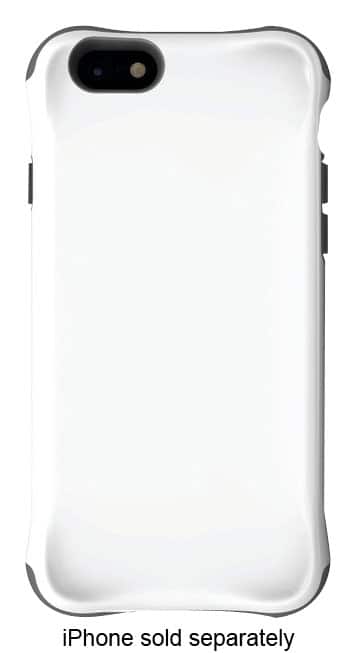 Front. Ballistic - Urbanite Case for Apple® iPhone® 6 - White/Charcoal Gray.