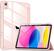 Front. DTTO - Case for iPad (A16) 11-inch 2025 and iPad 10th Generation 10.9 Inch 2022, Clear Back and TPU Shockproof Frame Cover - Rose Gold.