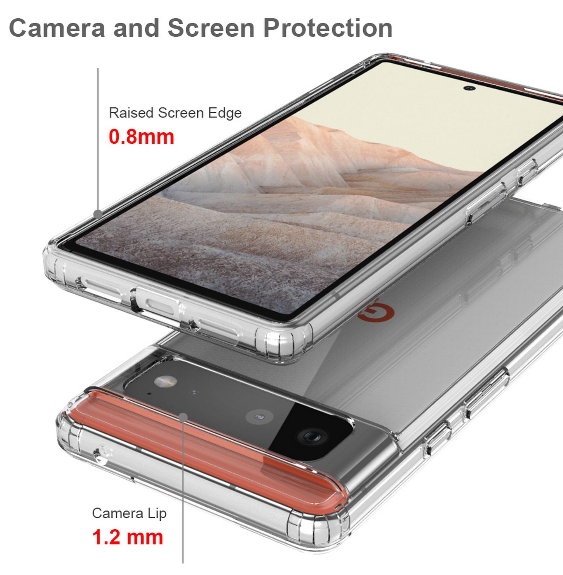 Camera and Screen Protection

Raised Screen Edge 0.8mm

Camera Lip 1.2 mm