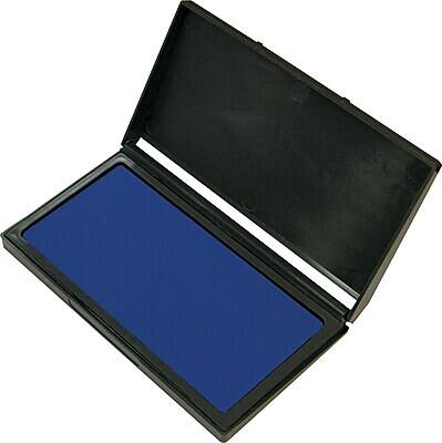 Front. 2000 Plus - 2000 PLUS Gel Stamp Pad, Blue Ink (030258) - Black.