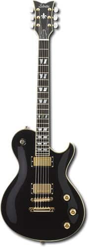Front Standard. Schecter - Solo 6 Custom 6-String Full-Size Electric Guitar - Black.