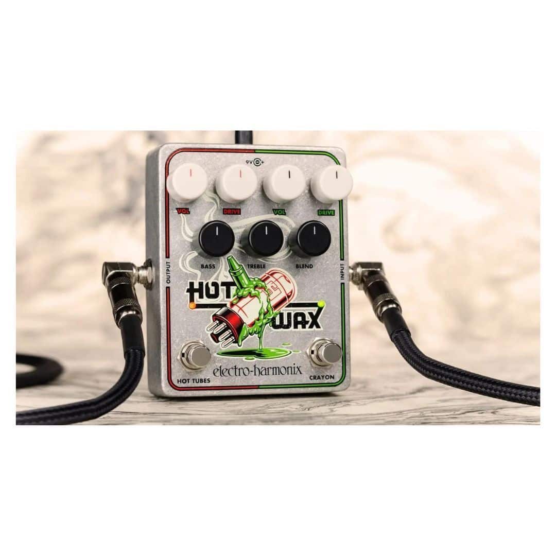 Harmonix Hot Wax Dual Overdrive Pedal HOT WAX Silver HOT WAX