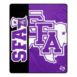 Pegasus - Stephen F Austin Lumberjacks 50" x 60" Endzone Ultra Soft Throw Blanket - Multicolor